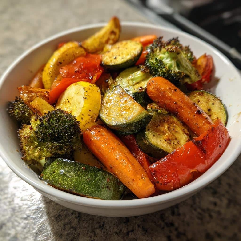 roasted veggies in air fryer