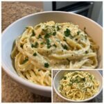 Air Fryer Alfredo Pasta