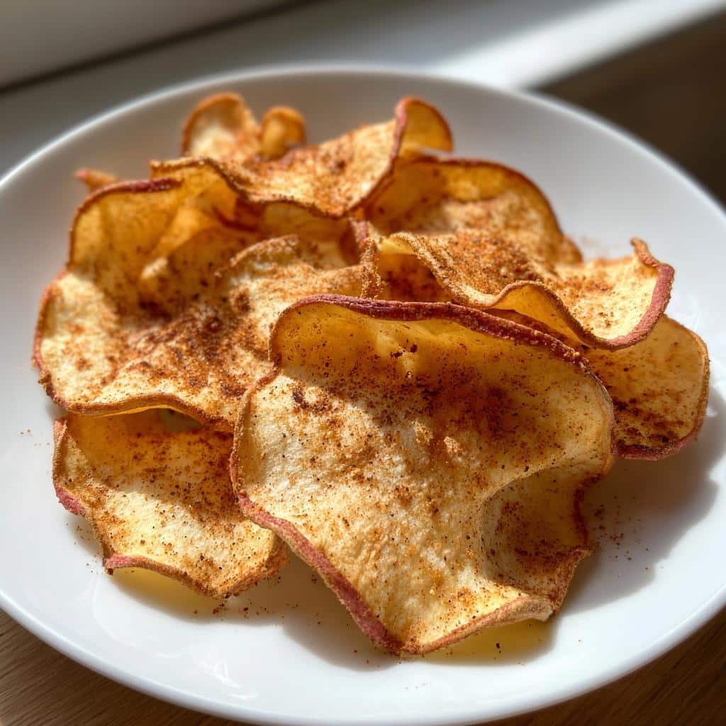 Air Fryer Apple Cinnamon Chips - detail 1