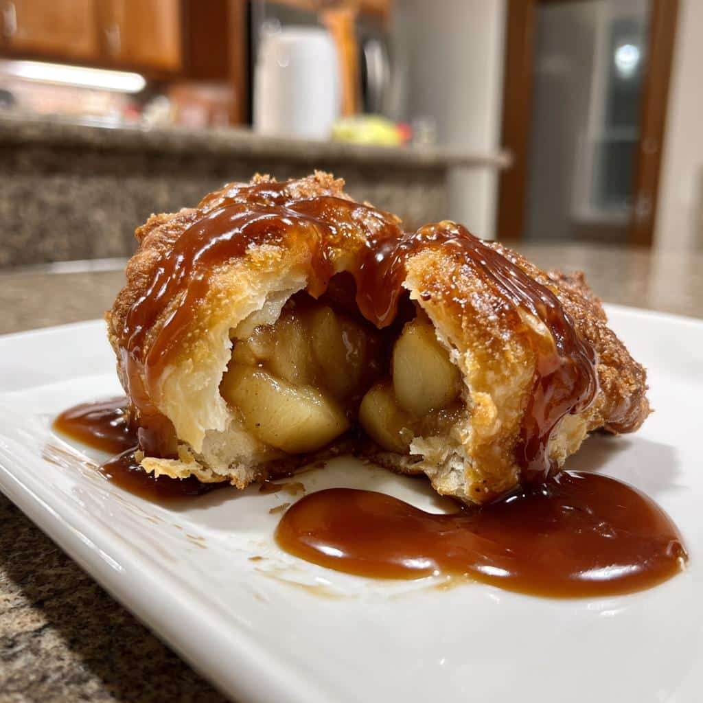 Air Fryer Apple Dumplings with Caramel - detail 1