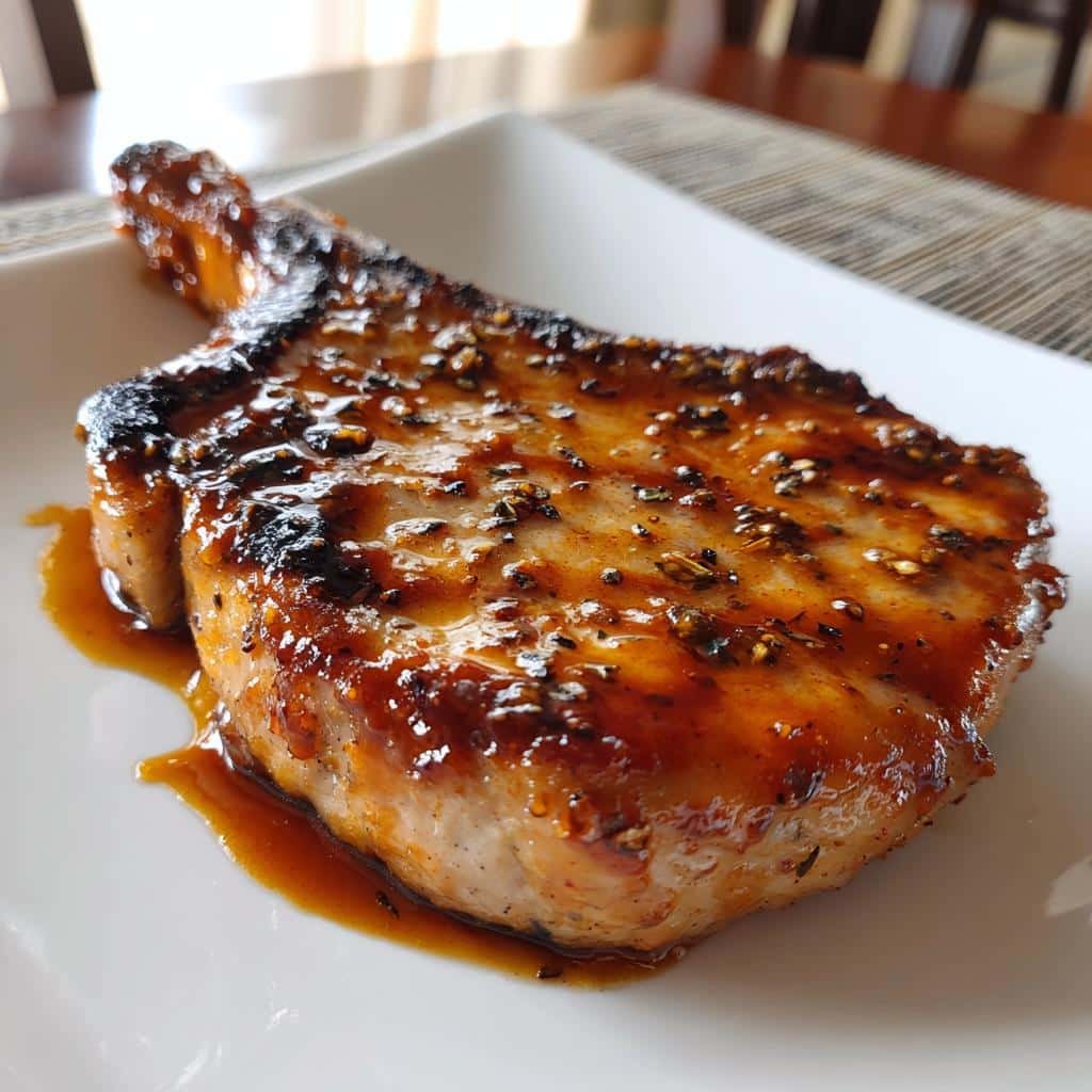 Air Fryer BBQ Pork Chops - detail 1