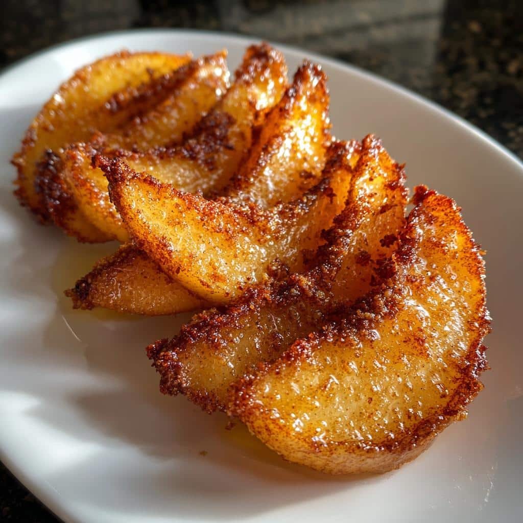 Air Fryer Baked Pear Slices