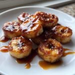 Air Fryer Banana Foster Bites