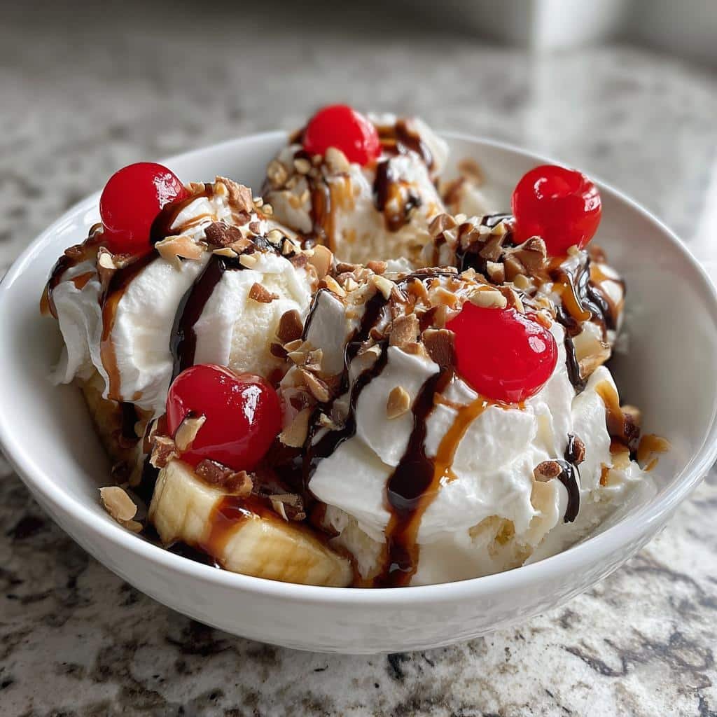 Air Fryer Banana Split Bowls - detail 1
