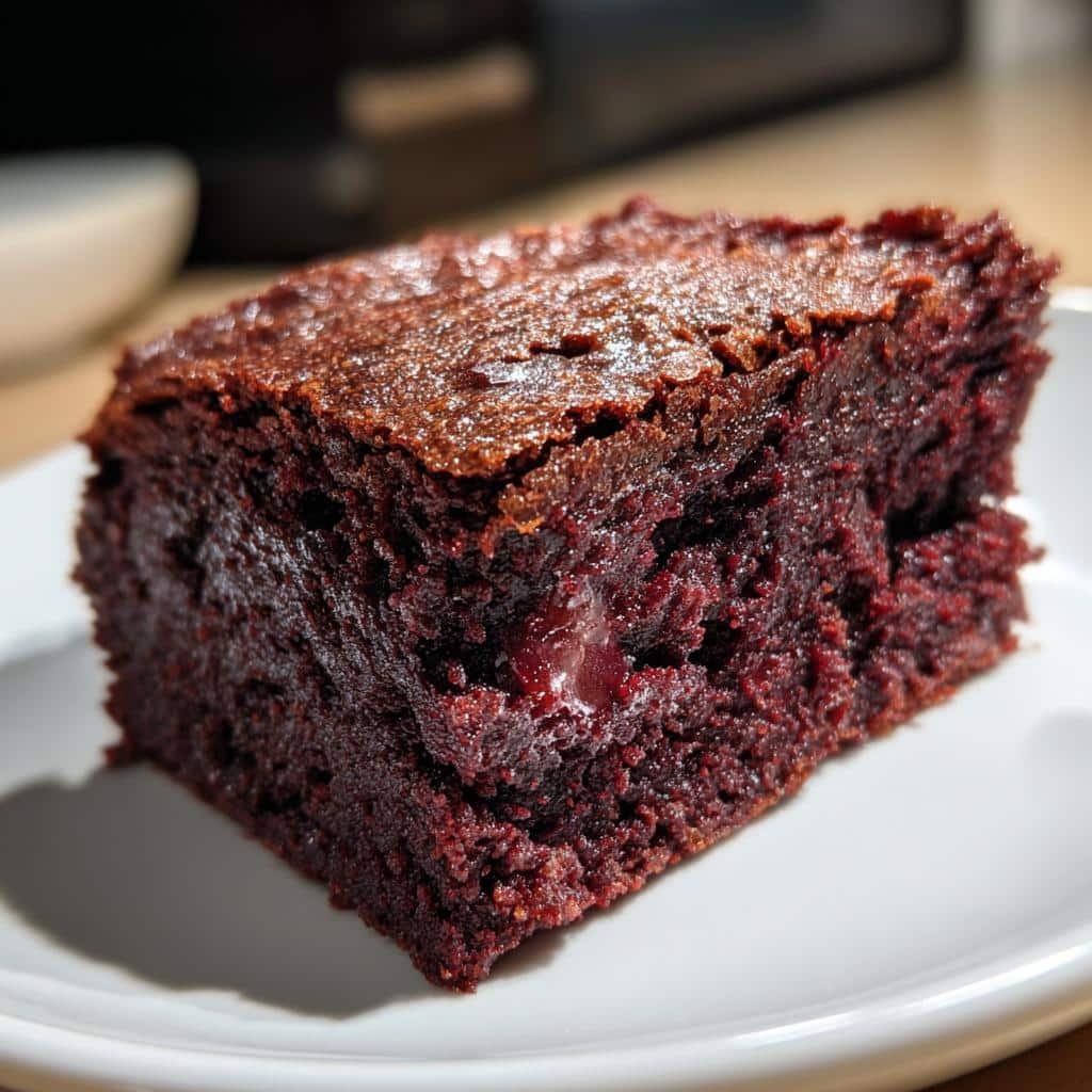 Air Fryer Beet Brownies - detail 1