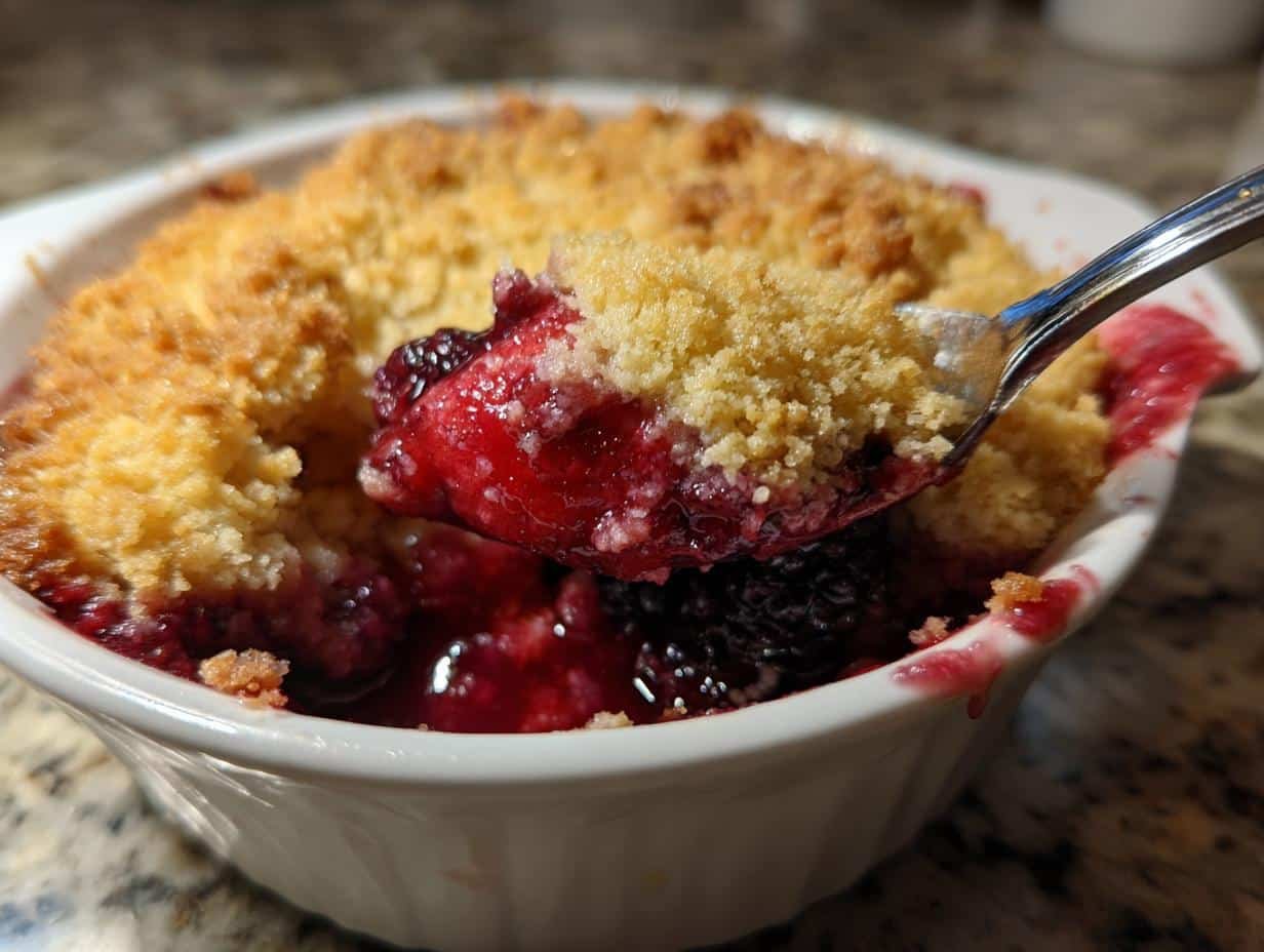 Air Fryer Berry Cobbler - detail 1