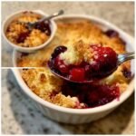 Air Fryer Berry Cobbler