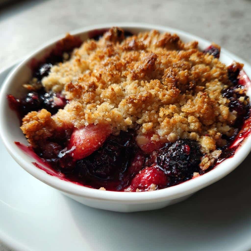 Air Fryer Berry Crumble - detail 1