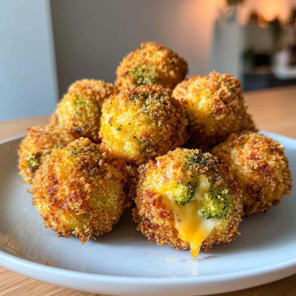 Air Fryer Broccoli Cheddar Bites - detail 1