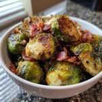 Air Fryer Brussels Sprouts with Bacon