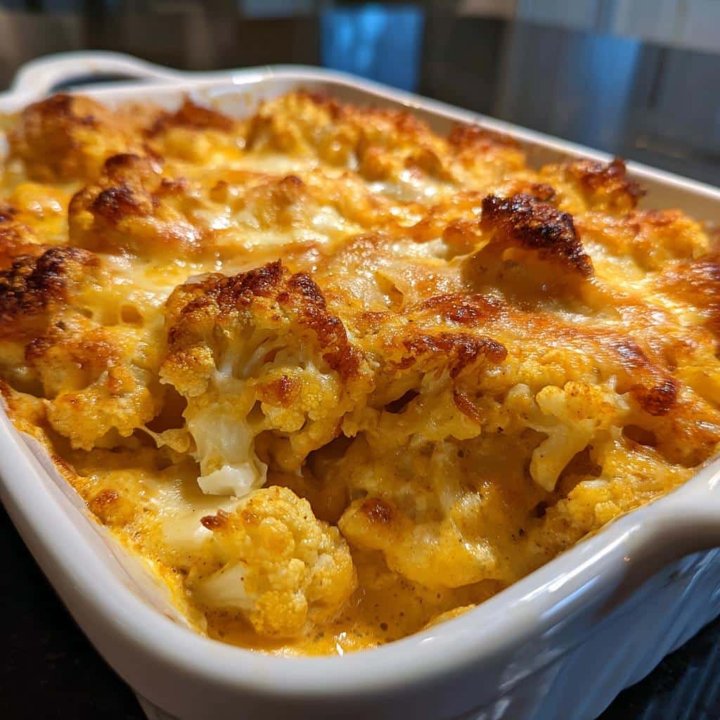 Air Fryer Buffalo Cauliflower Mac Casserole - detail 1