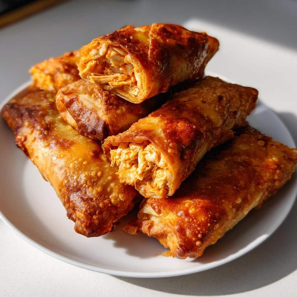 Air Fryer Buffalo Chicken Egg Rolls - detail 1