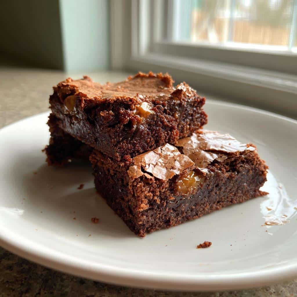 Air Fryer Butter Toffee Brownies - detail 1