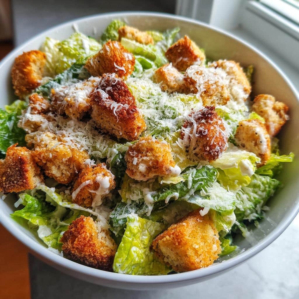 Air Fryer Caesar Salad - detail 1