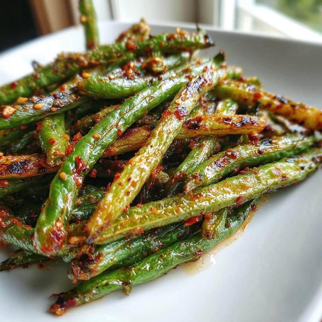 Air Fryer Cajun-Spiced Green Beans