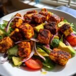 Air Fryer Cajun Tofu Salad
