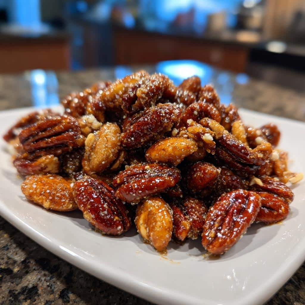 Air Fryer Candied Nuts - detail 1