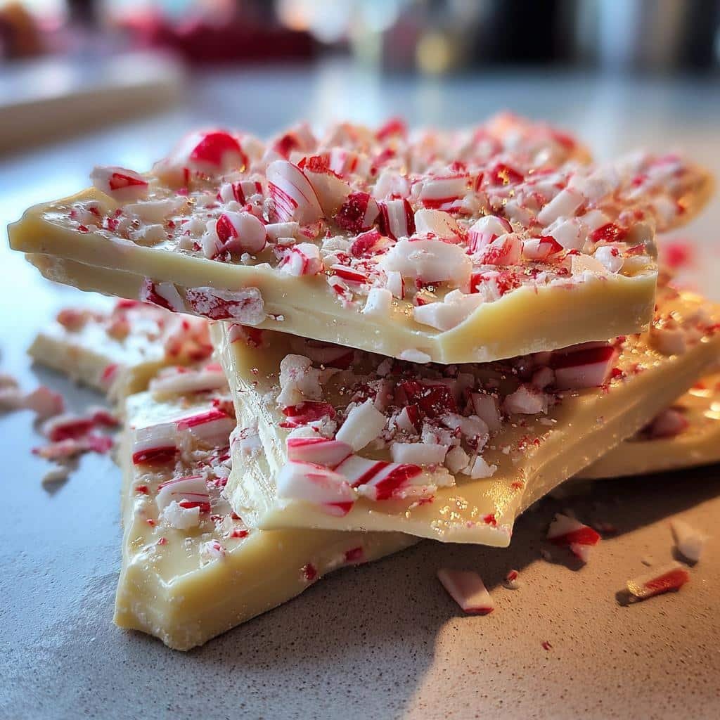 Air Fryer Candy Cane Bark - detail 1