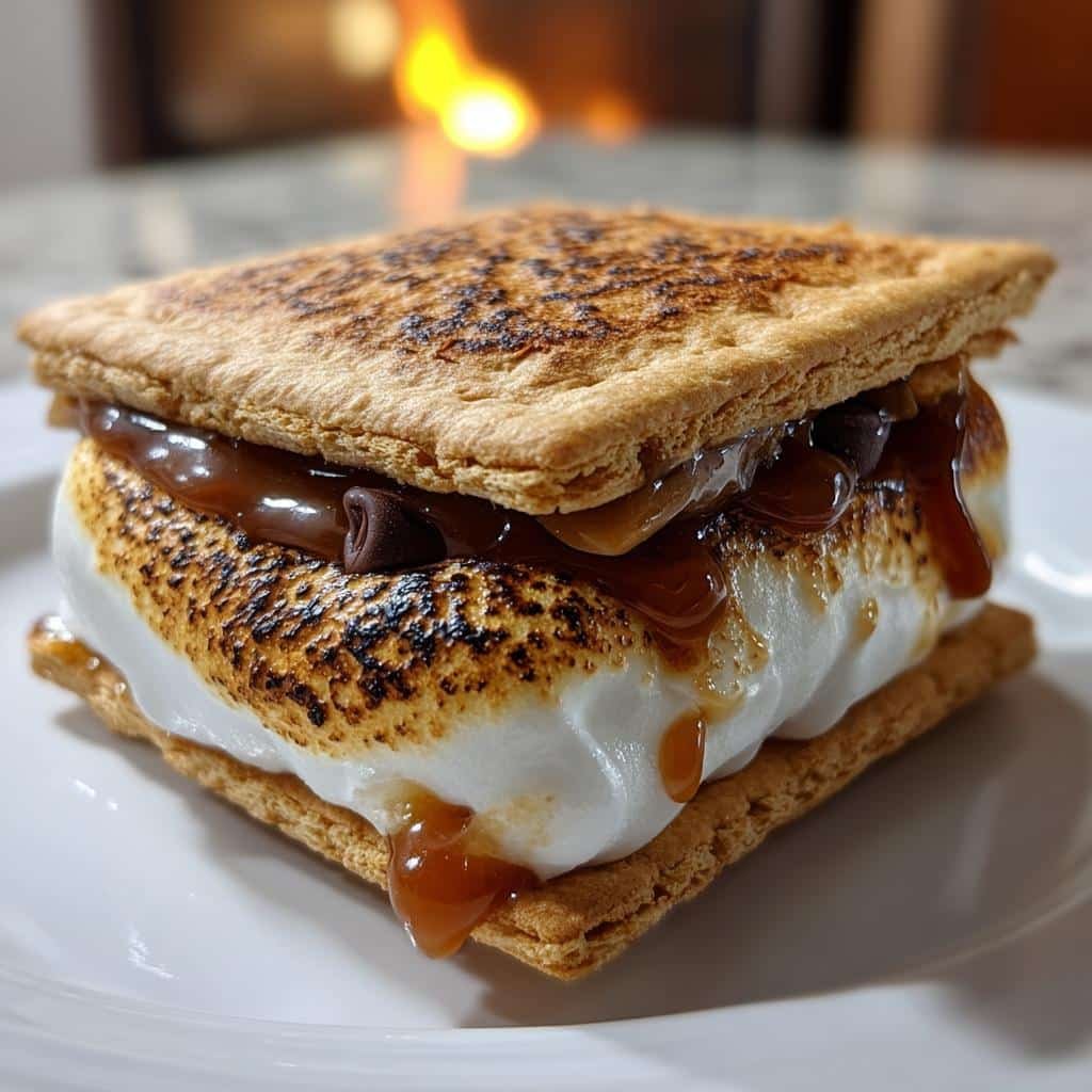 Air Fryer Caramel Apple S’mores - detail 1