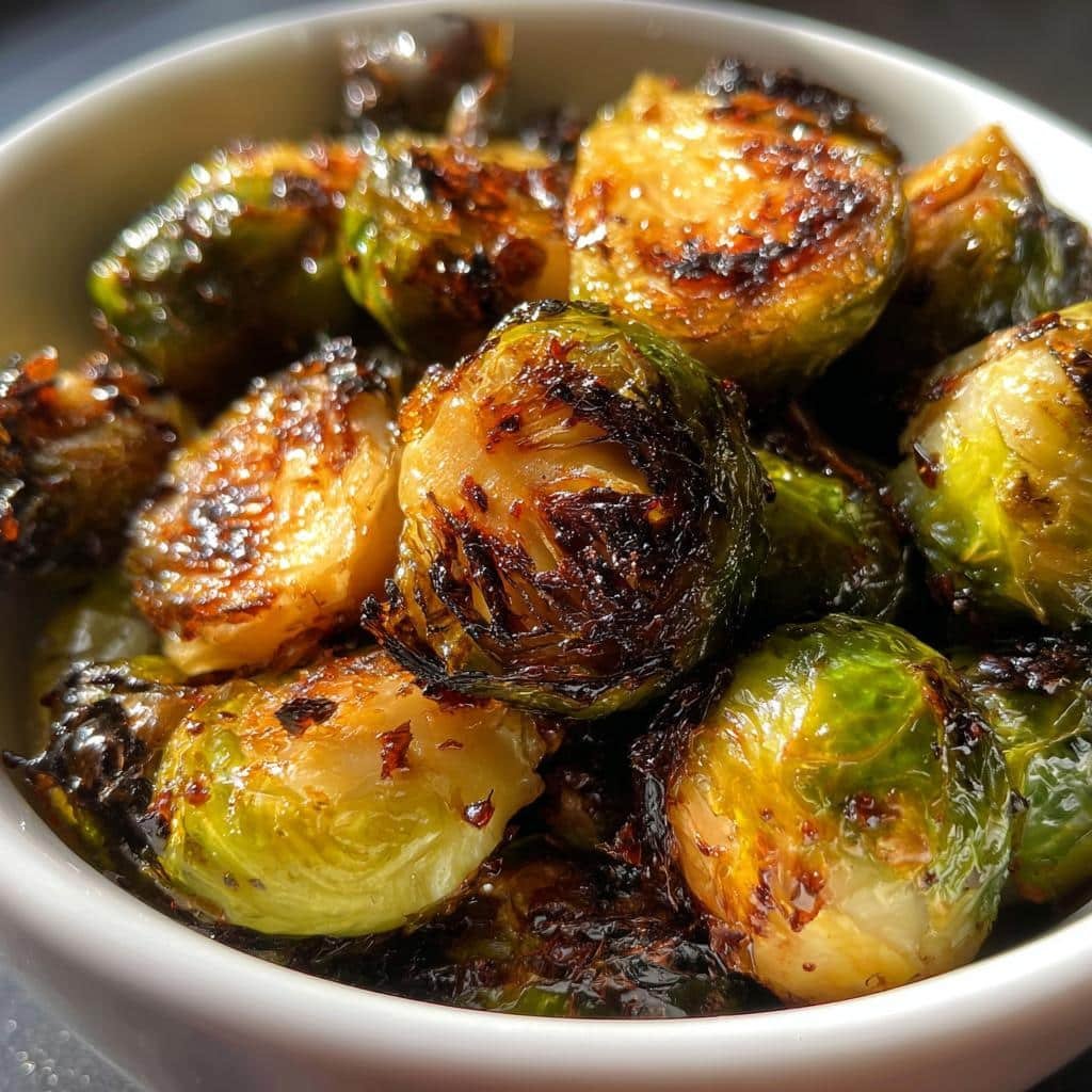 Air Fryer Caramelized Brussels Sprouts - detail 1