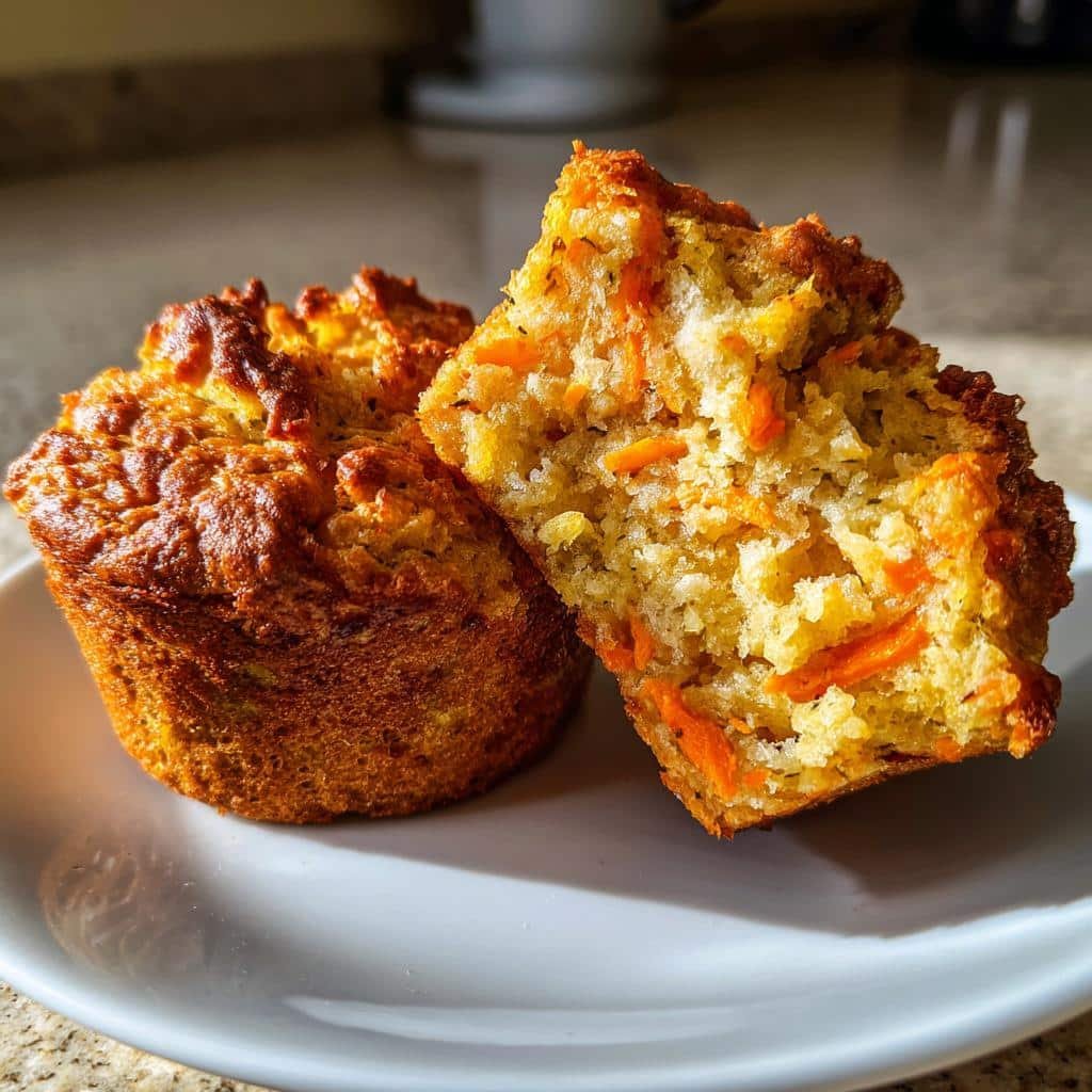 Air Fryer Carrot Apple Muffins - detail 1