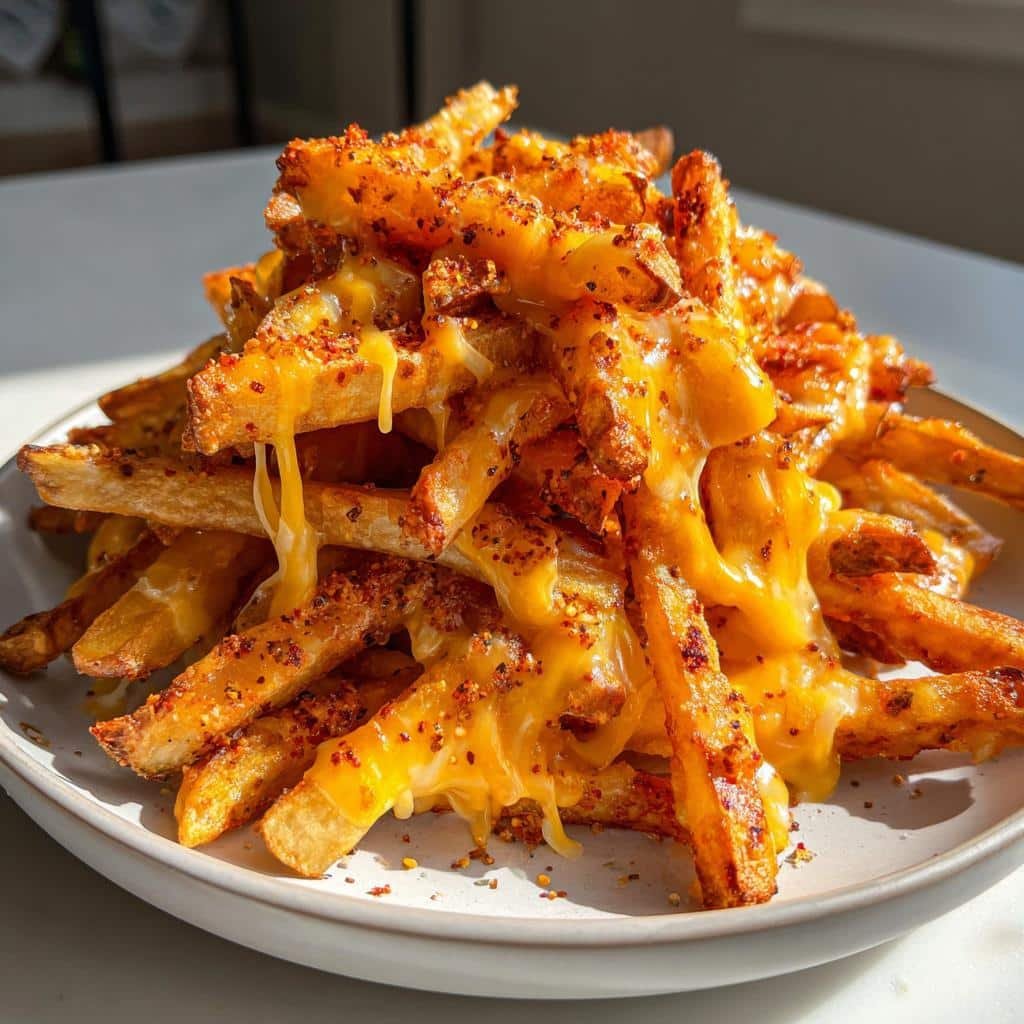 Air Fryer Cheesy Veggie Fries - detail 1