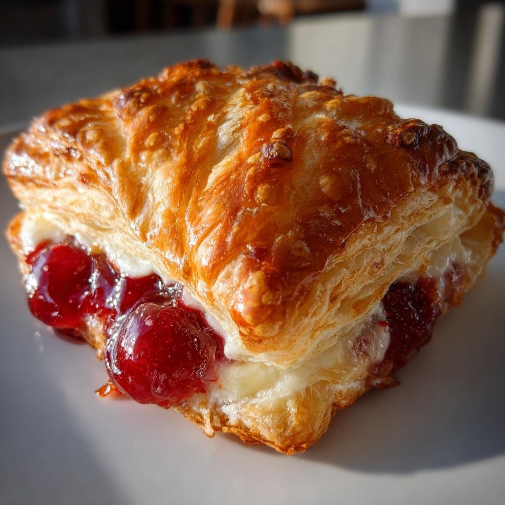 Air Fryer Cherry Cheese Danish - detail 1