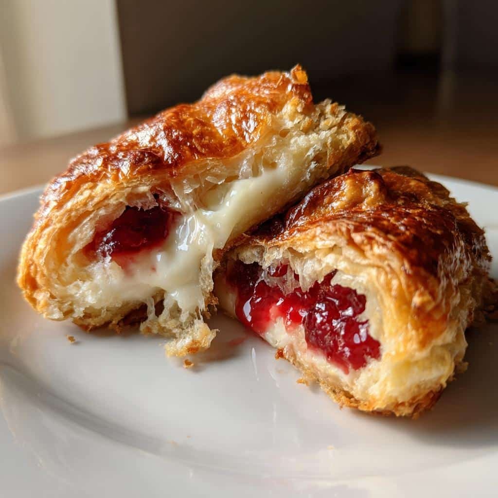 Air Fryer Cherry Cheese Danish