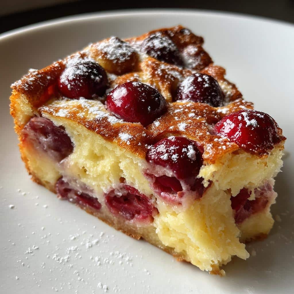 Air Fryer Cherry Clafoutis - detail 1