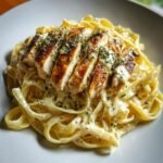 Air Fryer Chicken Alfredo