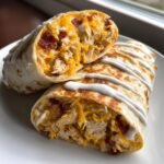 Air Fryer Chicken Bacon Ranch Wrap