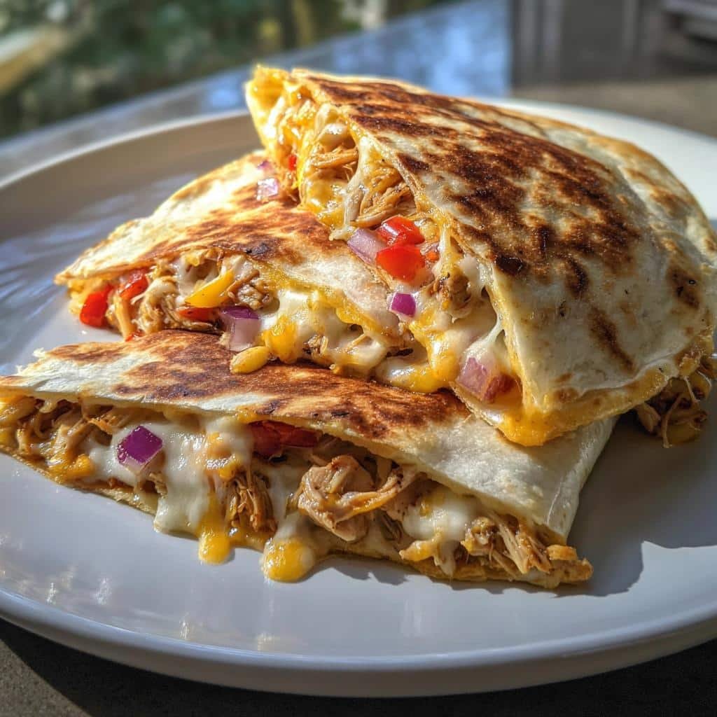 Air Fryer Chicken Quesadilla