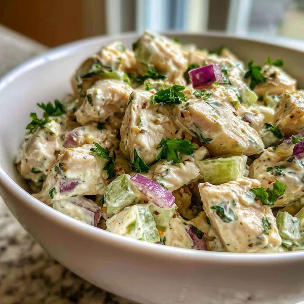 Air Fryer Chicken Salad