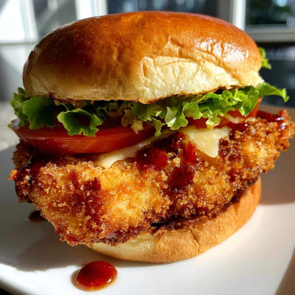 Air Fryer Chicken Sandwich