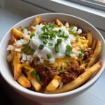 Air Fryer Chili Cheese Fries