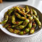 Air Fryer Chili-Garlic Edamame