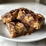 Air Fryer Choco-Peanut Butter Bars