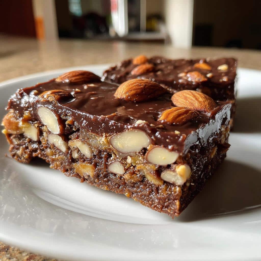 Air Fryer Chocolate Almond Bars - detail 1