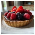 Air Fryer Chocolate Berry Tart