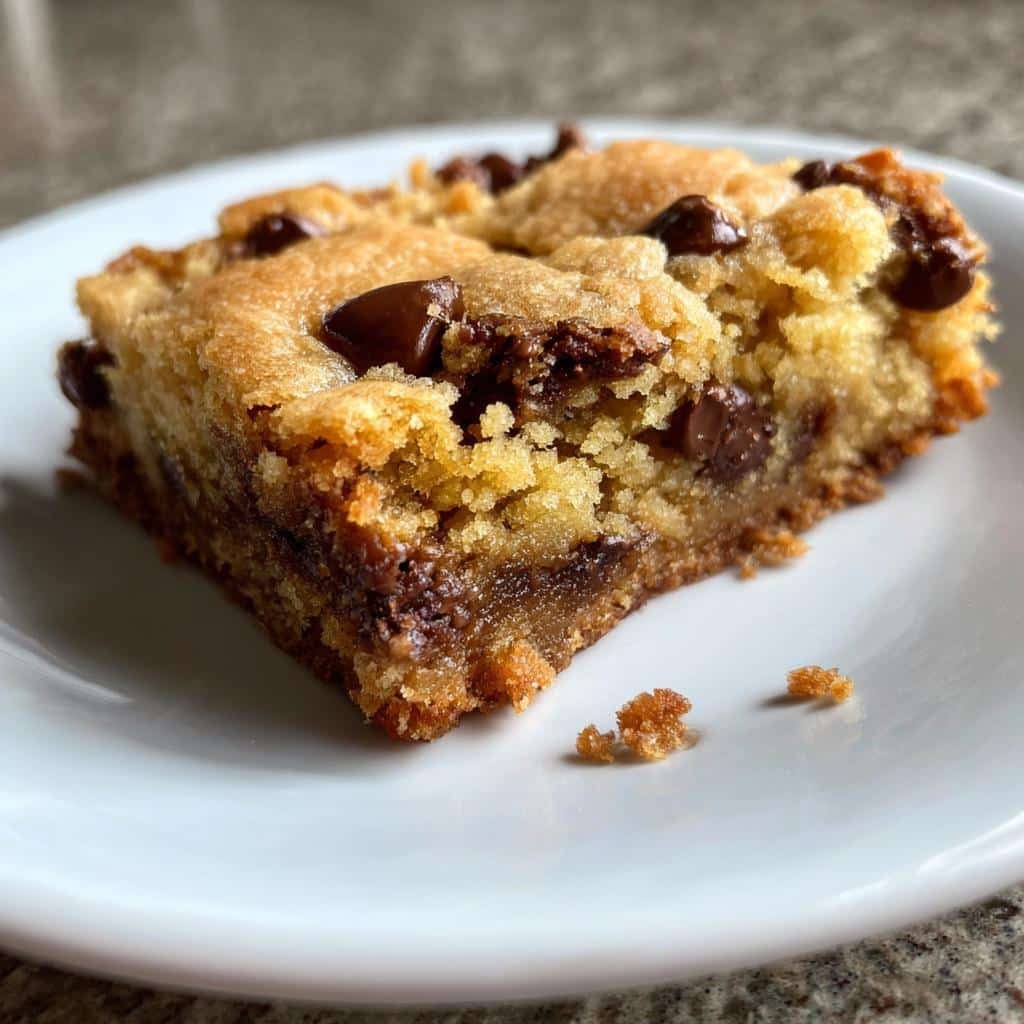 Air Fryer Chocolate Chip Cookie Bars - detail 1