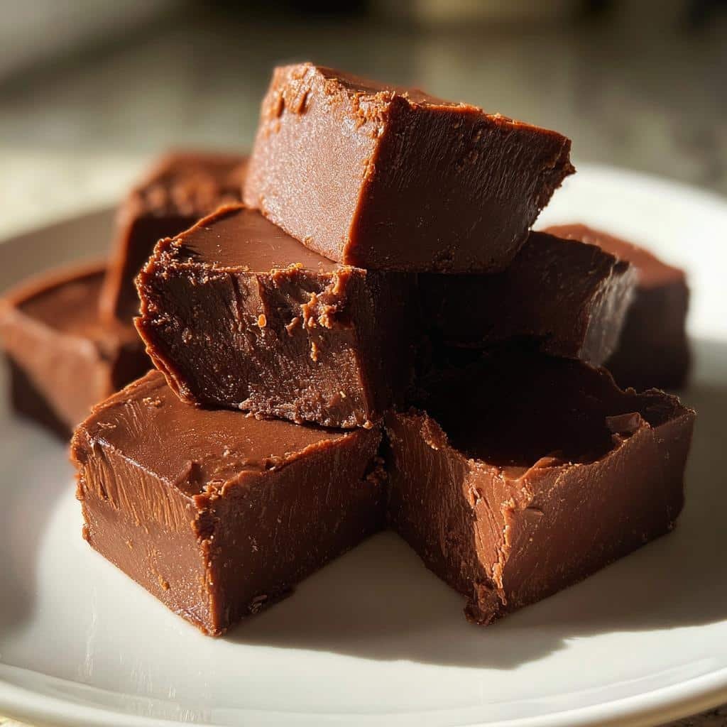 Air Fryer Chocolate Fudge - detail 1