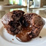Air Fryer Chocolate Lava Cupcakes