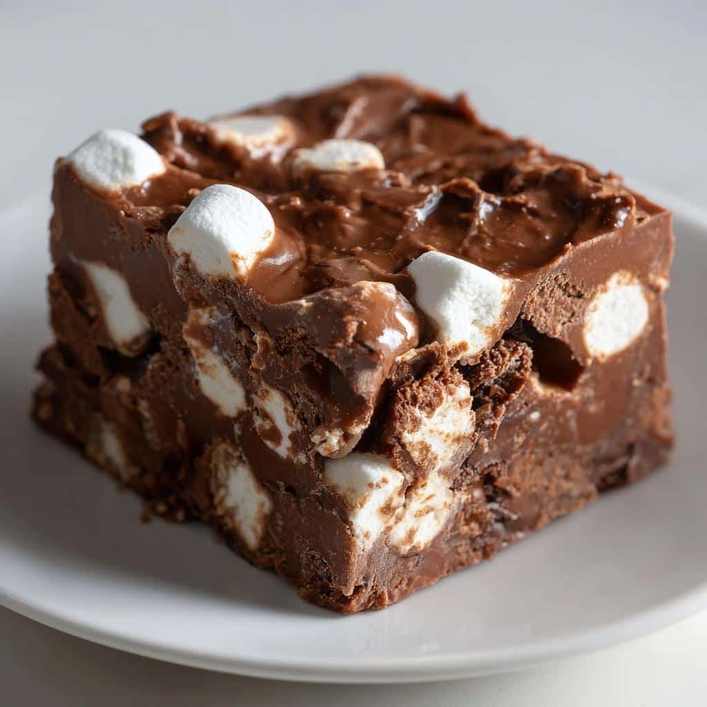 Air Fryer Chocolate Marshmallow Fudge - detail 1