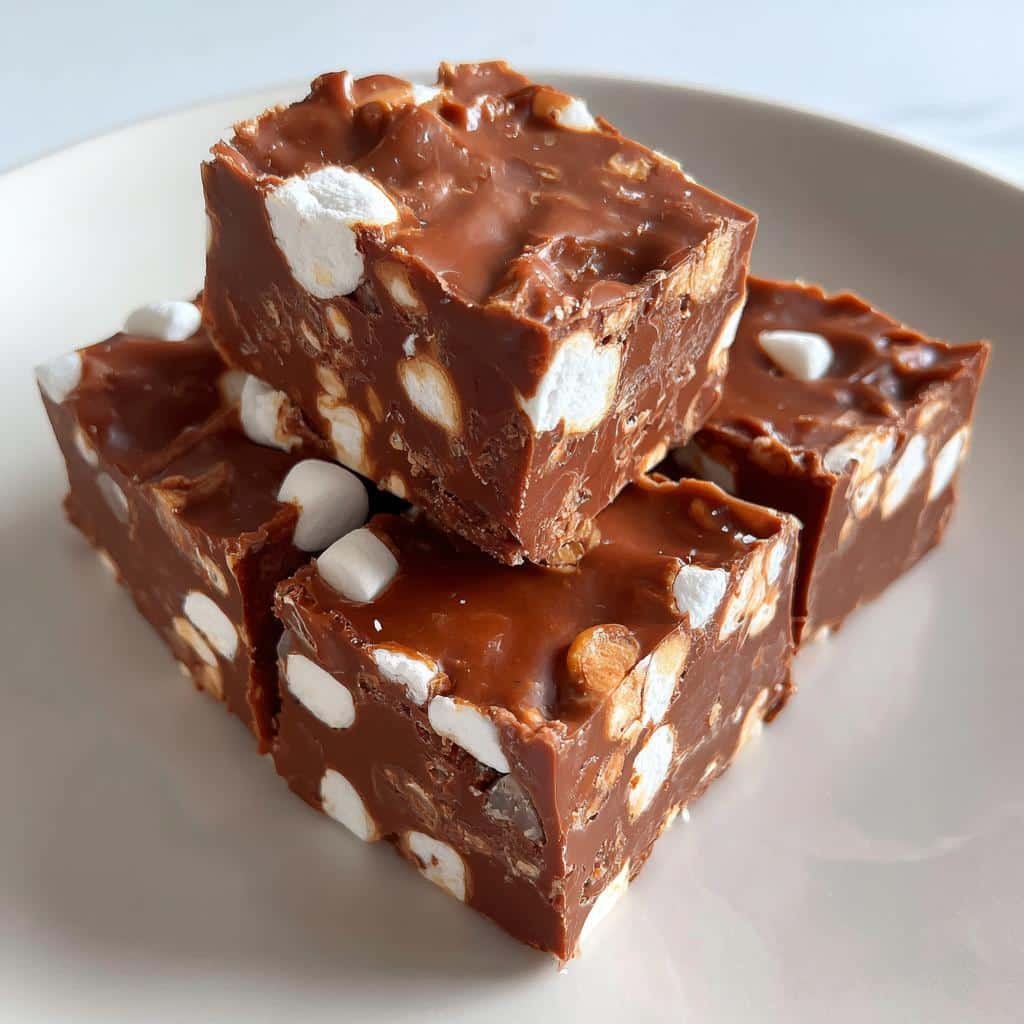 Air Fryer Chocolate Marshmallow Fudge