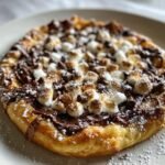 Air Fryer Chocolate Pizza