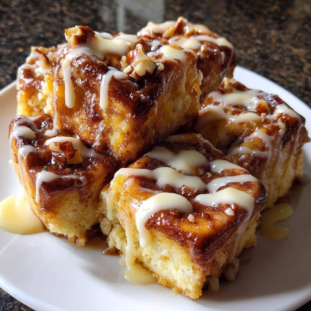 Air Fryer Cinnamon Roll Cake - detail 1