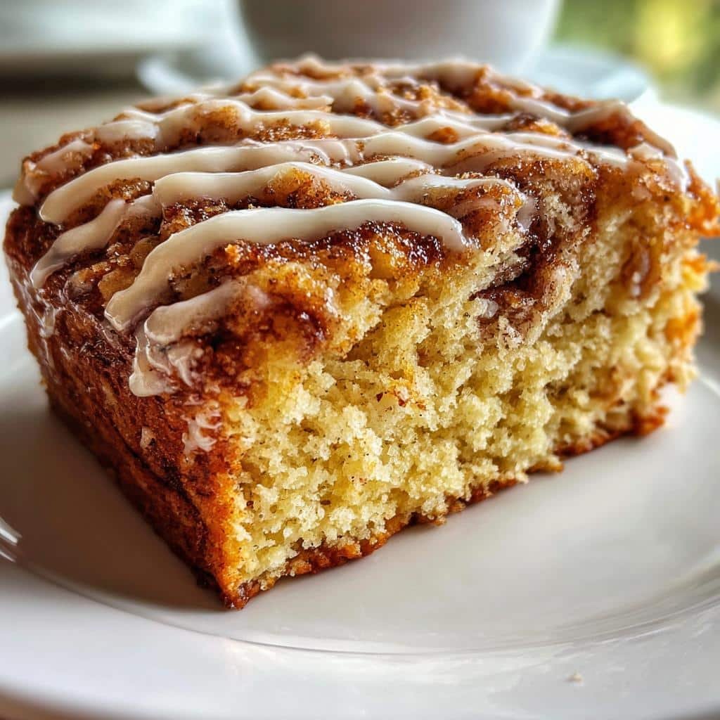 Air Fryer Cinnamon Roll Coffee Cake - detail 1