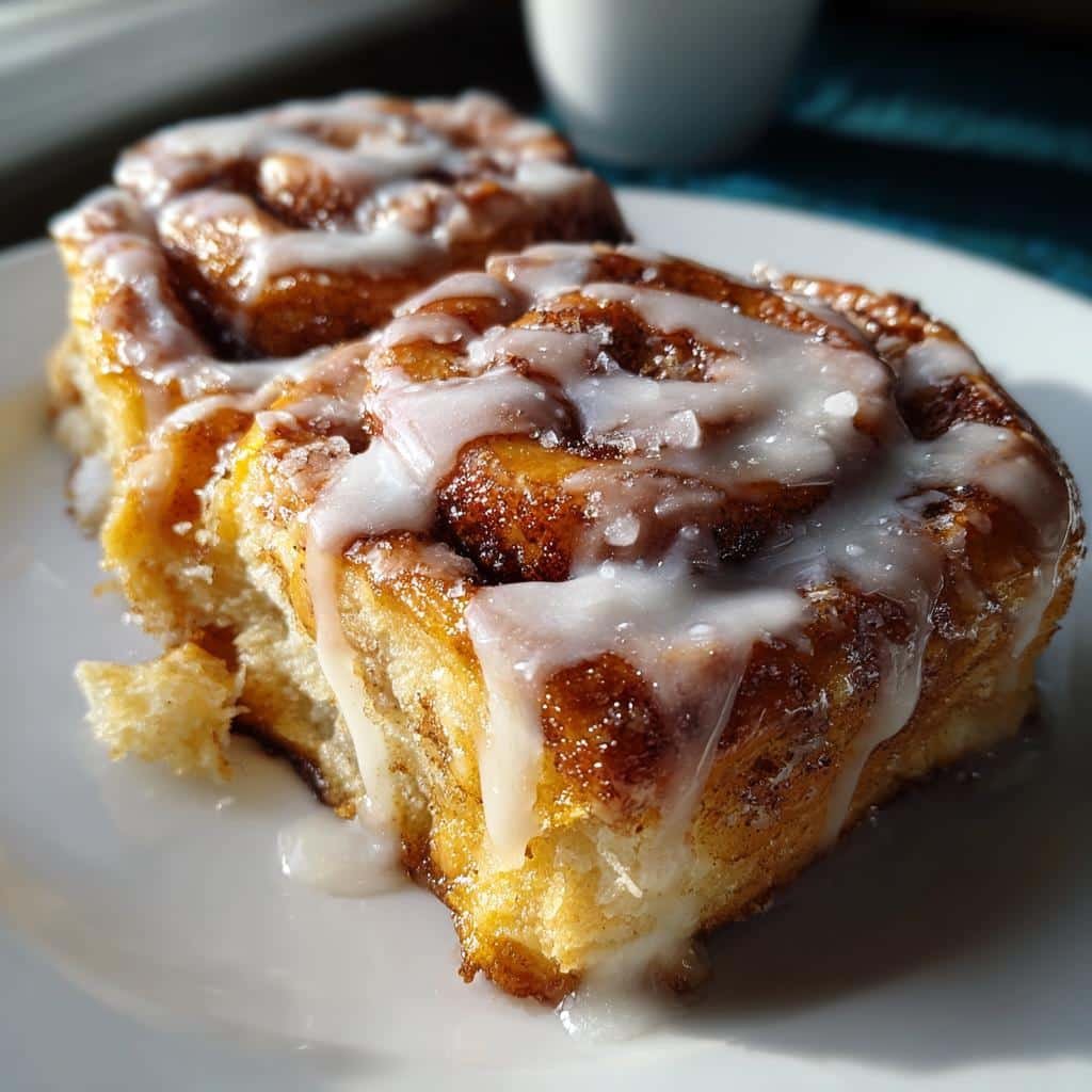 Air Fryer Cinnamon Rolls with Icing