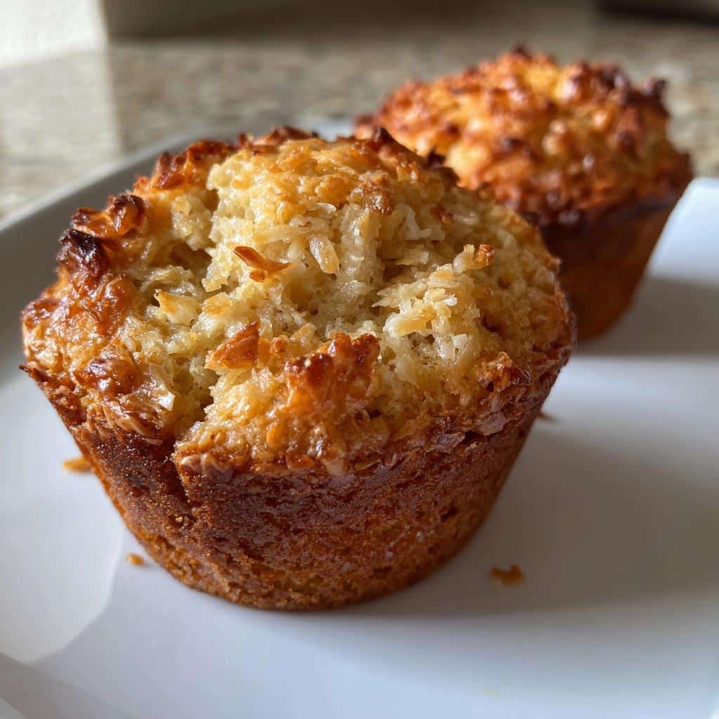 Air Fryer Coconut Banana Muffins - detail 1