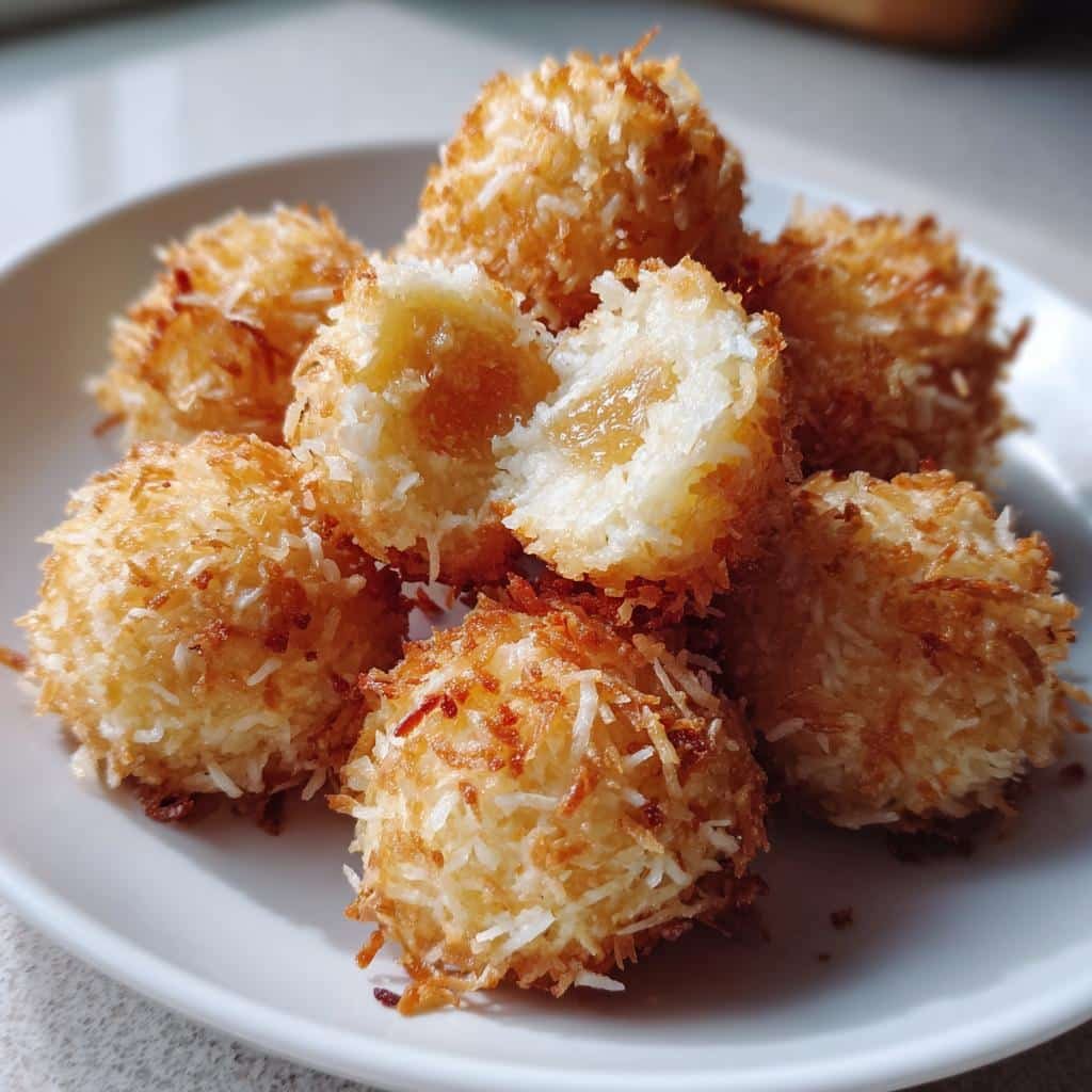 Air Fryer Coconut Rice Balls (Klepon) - detail 1